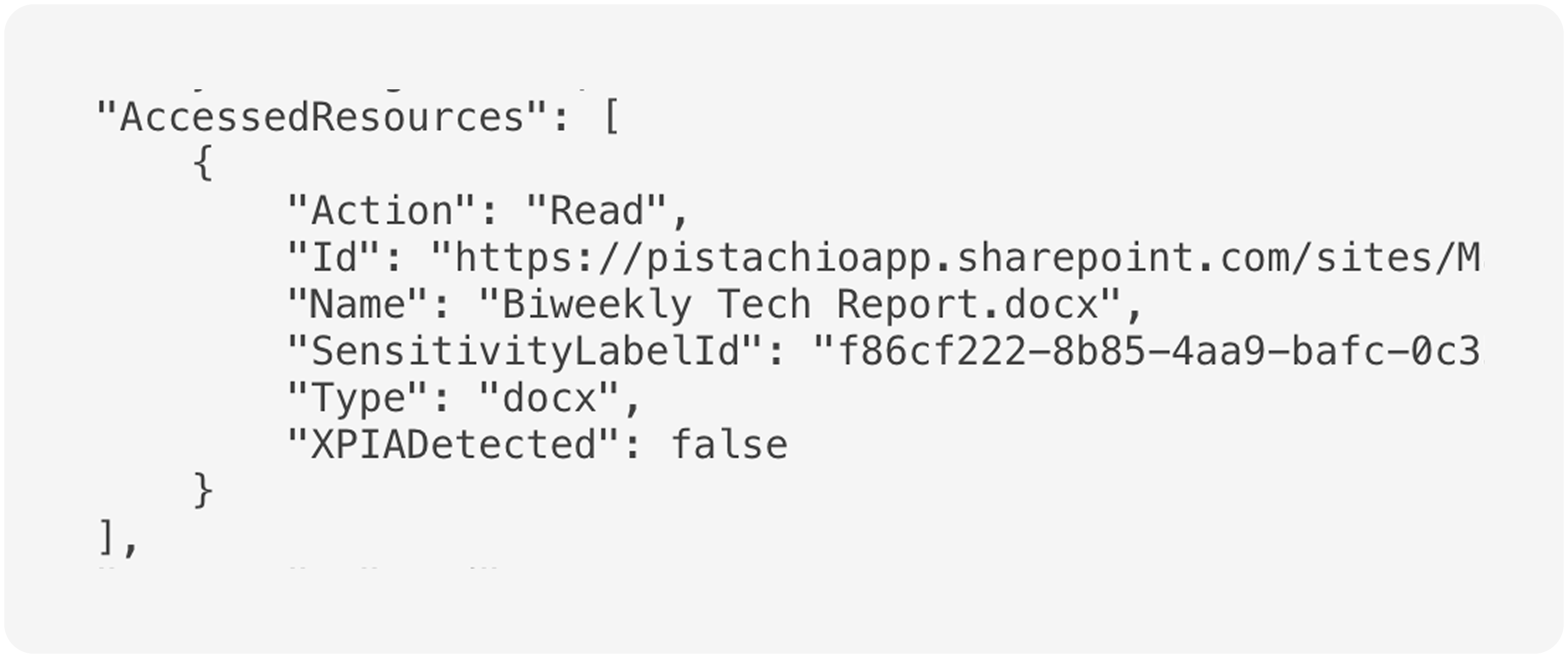 Expected behavior log