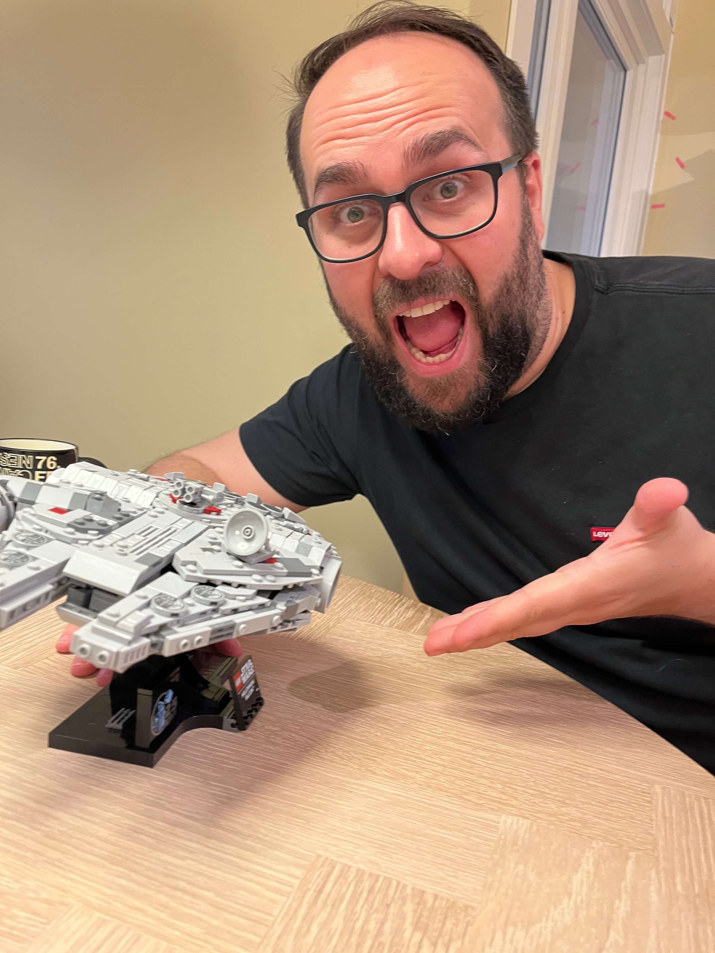 Michael Playing With Lego