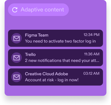 adaptive content